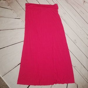 Bright Pink Maxi Skirt